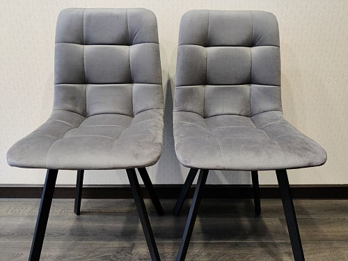 Комплект стульев Чилли 2 шт бежевый / черный фото покупателя 726