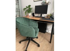 Компьютерное кресло Тибо confetti chocolate / белый фото покупателя 49