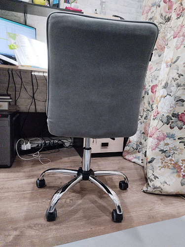 Компьютерное кресло One/Ван флок бежевый 7 фото покупателя 101