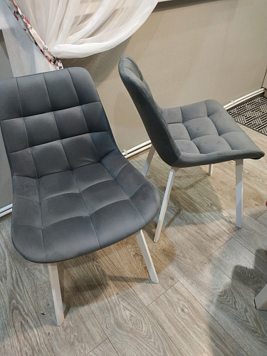 Стул на металлокаркасе Челси бирюзовый / черный фото покупателя 139