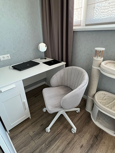 Компьютерное кресло Пард экокожа белый фото покупателя 28