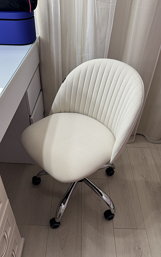 Компьютерное кресло Melody молочное фото покупателя 95