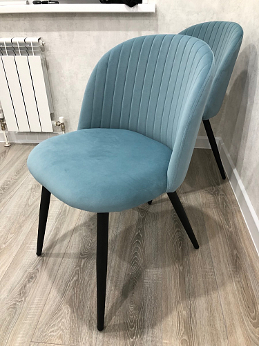 Стул на металлокаркасе Gabi wine red / black фото покупателя 474