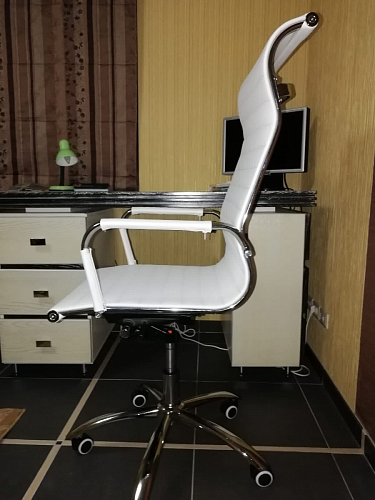 Компьютерное кресло Rota белое фото покупателя 3