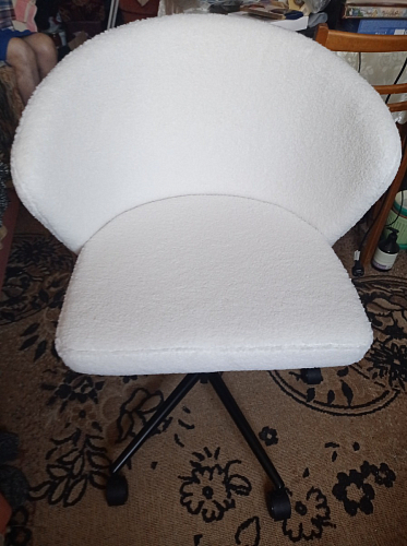 Компьютерное кресло Lika white teddy фото покупателя 15