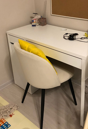 Стул на металлокаркасе Gabi latte / gold / black фото покупателя 274