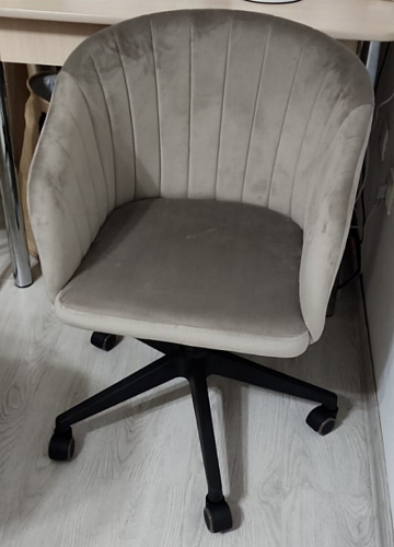 Компьютерное кресло Тибо confetti chocolate / белый фото покупателя 167