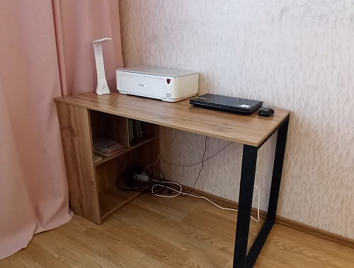 Письменный стол Битти Лофт 116х60х75 креатель / черный матовый фото покупателя 133