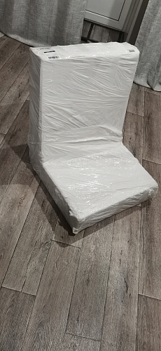 Компьютерное кресло Reus черная сетка / хром фото покупателя 60