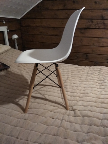 Пластиковый стул Eames PC-015 желтый фото покупателя 178