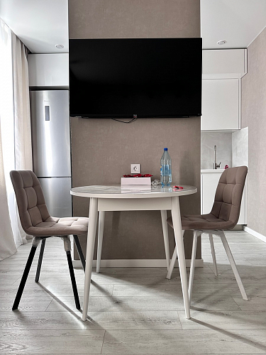 Стул на металлокаркасе Чилли К кирпичный / черный фото покупателя 482