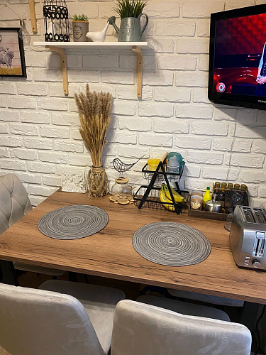 Стол Лота Лофт 120 25 мм сабия / белый матовый фото покупателя 342