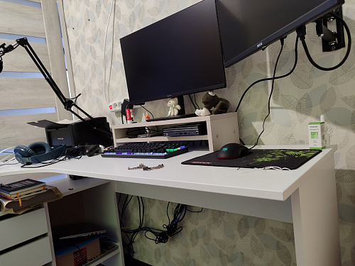 Письменный стол СПм-25 правый белый фото покупателя 80