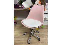 Компьютерное кресло Kolin с подушкой clear / white фото покупателя 95