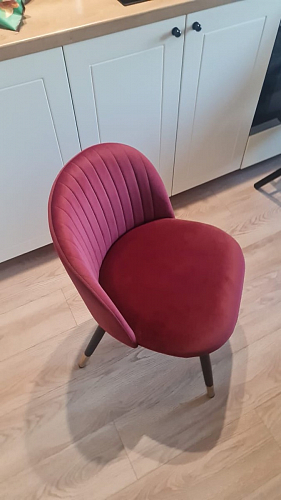 Стул на металлокаркасе Gabi latte / gold / black фото покупателя 301