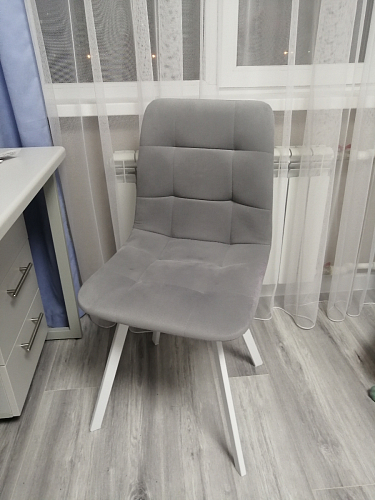 Стул на металлокаркасе Чилли зеленый / черный фото покупателя 1110