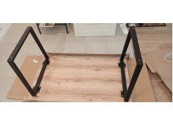 Деревянный стол Лота Лофт 120(160)х75 черный матовый / бетон светлый фото покупателя 461