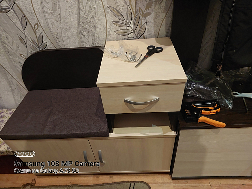 Обувница Аврора дуб млечный / венге фото покупателя 131