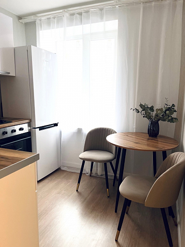 Стул на металлокаркасе Gabi latte / gold / black фото покупателя 625