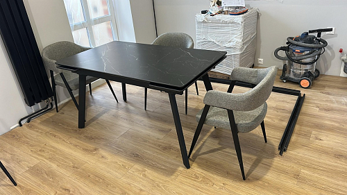 Стул на металлокаркасе Twin gray / black фото покупателя 28