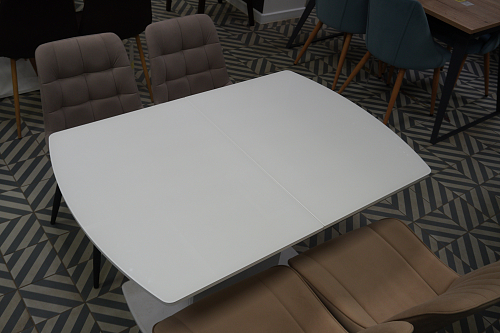 Стул на металлокаркасе Седа К латте / черный из шоурума 3