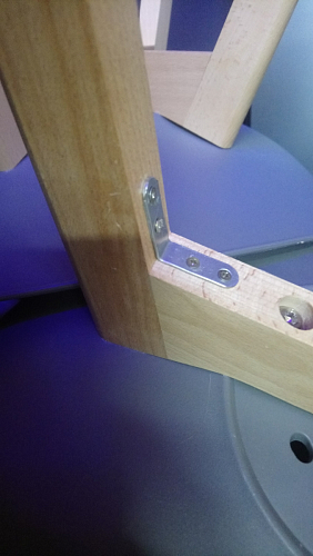 Стул Bonuss blue / wooden legs фото покупателя 9