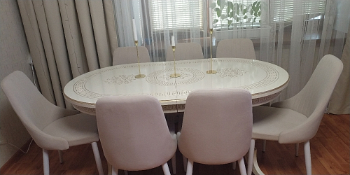 Стул на металлокаркасе Kora white / gray фото покупателя 324