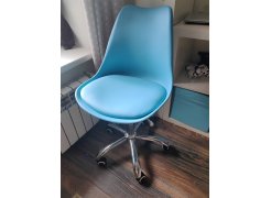 Компьютерное кресло Kolin с подушкой clear / white фото покупателя 248