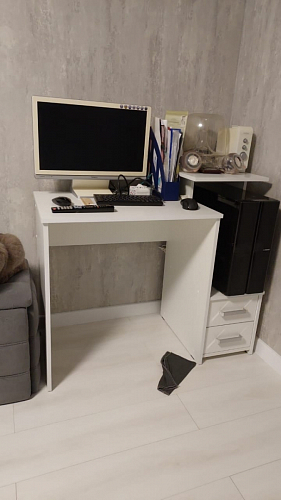 Компьютерный стол Джаз-24 правый дуб сонома фото покупателя 138