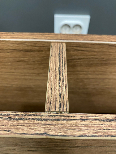 Письменный стол Леон Лофт черный матовый / дуб вотан фото покупателя 160