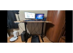 Компьютерный стол Маркос 140х80 зеленый / черный фото покупателя 28