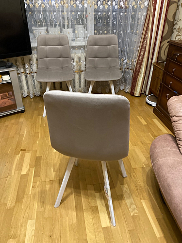 Комплект стульев Чилли 2 шт бежевый / черный фото покупателя 609