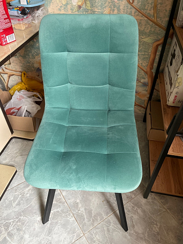 Комплект стульев Чилли 4 шт темно-серый / черный фото покупателя 587