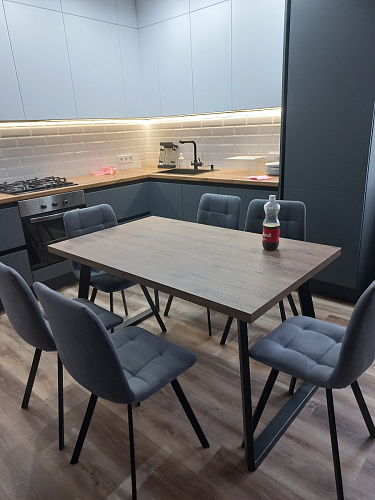 Стул на металлокаркасе Чилли бирюзовый / черный фото покупателя 1037