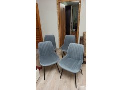 Стул на металлокаркасе Седа К крутящийся светло-серый  / белый фото покупателя 173