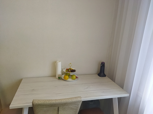 Стол Тринити Лофт 120 32 мм бетон / черный матовый фото покупателя 351