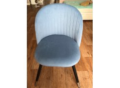 Стул на металлокаркасе Gabi blue / black фото покупателя 194