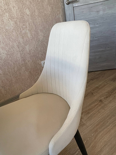 Стул на металлокаркасе Kora beige / black фото покупателя 310