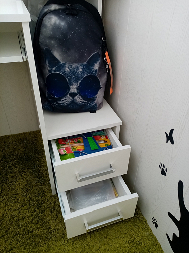 Компьютерный стол Джаз-24 левый дуб сонома фото покупателя 79