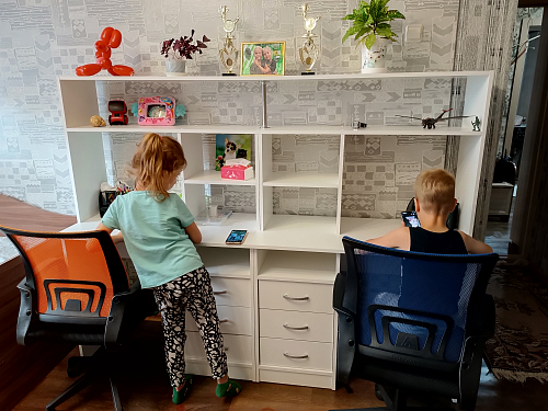 Письменный стол Хит-56 белый фото покупателя 2