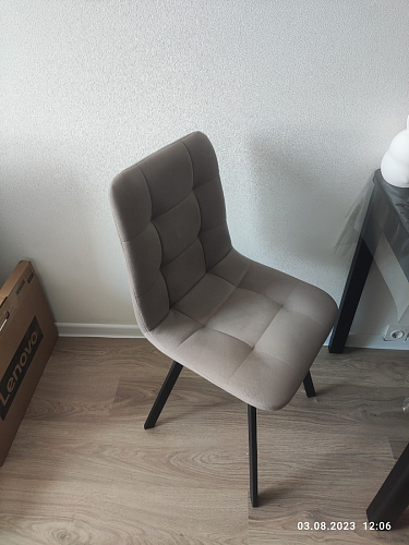 Стул на металлокаркасе Чилли зеленый / белый каркас фото покупателя 112