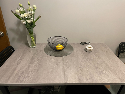 Деревянный стол Лота Лофт 140х80 дуб крафт табачный / черный матовый фото покупателя 388