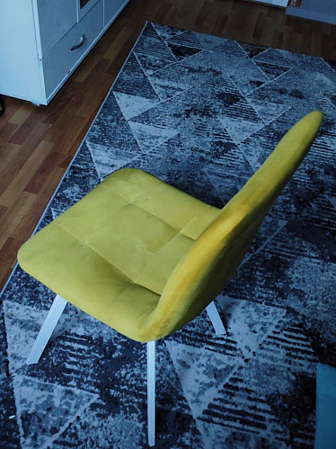 Стул на металлокаркасе Чилли черный / зеленый фото покупателя 963