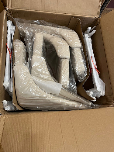 Стул на металлокаркасе Kora white / gray фото покупателя 351