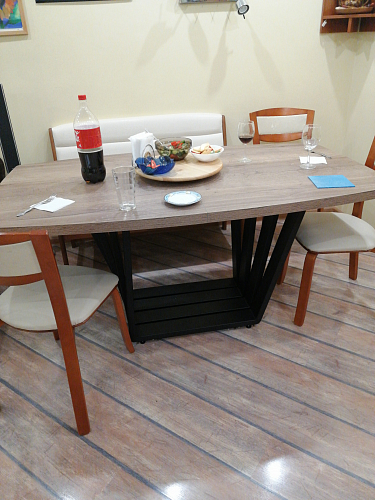 Стол на тумбе Эудес черный фото покупателя 30