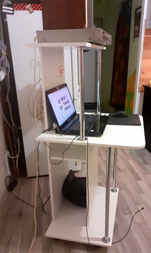 Компьютерный стол КСТ-12 белый фото покупателя 62