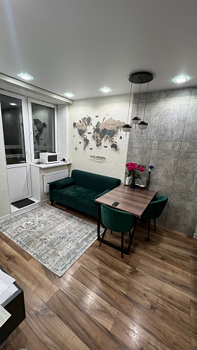 Стол Лота Лофт 140 25 мм черный матовый / бетон фото покупателя 754