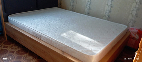 Двуспальная кровать Клауд 160х200 парящая дуб крафт золотой / антрацит фото покупателя 414