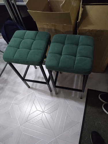 Барный стул Лофт катания лаванда / белый матовый фото покупателя 39