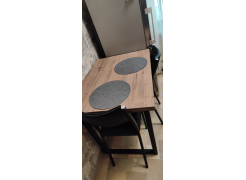 Стол Форли дуб велингтон / черный матовый фото покупателя 53